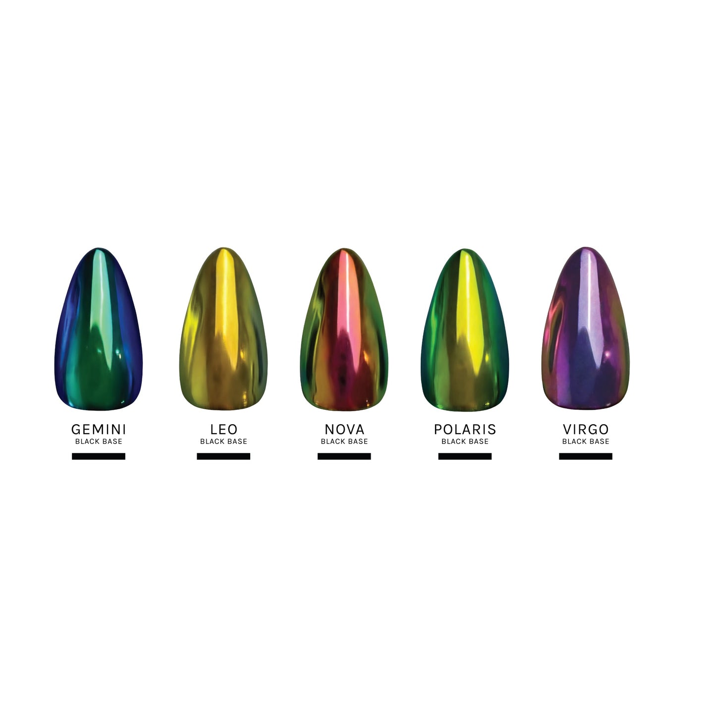 Chrome Stellar Set of 5