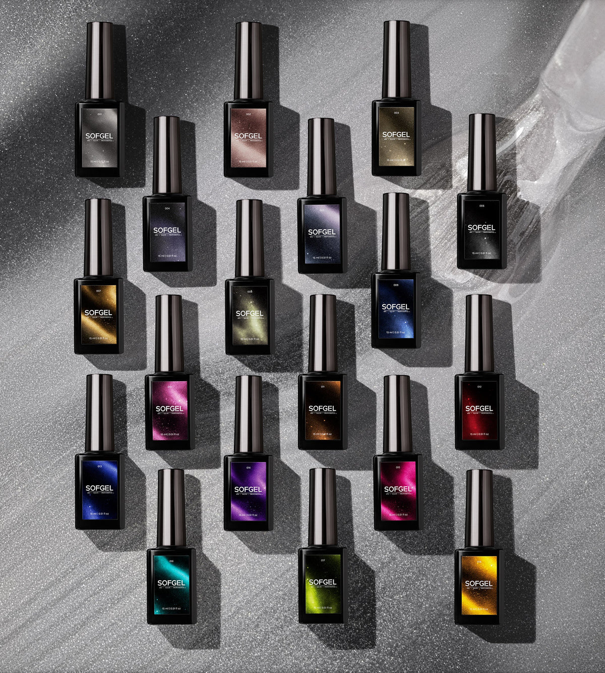 The Chinchilla Cat Eye Collection | 18 Color Full Set