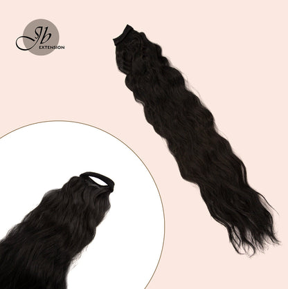 JBEXTENSION 30INCH Long body wave Ponytail Extension with Hair Tie Hair Extensions Ponytail Natural Soft Synthetic Hair Piece for Women