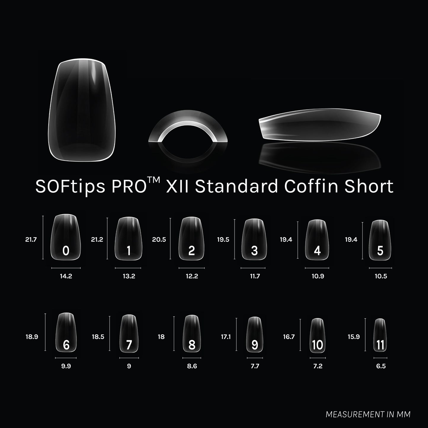 SOFTIPS PRO™ XII - Standard Coffin Short