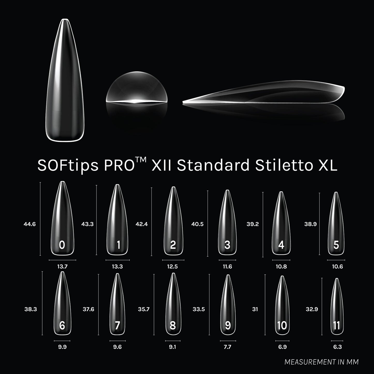 SOFTIPS PRO™ XII - Standard Stiletto XL