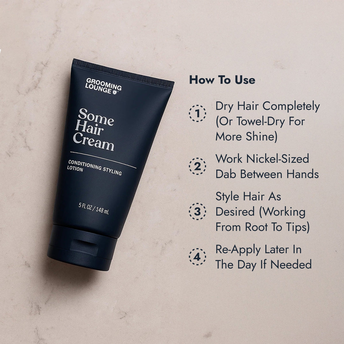 Grooming Lounge Some Hair Cream - Best Hair Styling Lotion For Men
