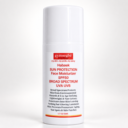 Habaek Sun Protection Face Moisturizer SPF50 | Peptides | Niacinamide
