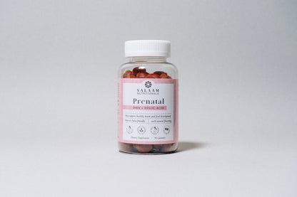 Halal Prenatal Bundle: Vitamin D3, Omega 3 Fish Oil & Prenatal Gummies (3 Bottles)