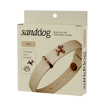 Ballon Beige Dog Collar | Premium Collar | SANDDOG
