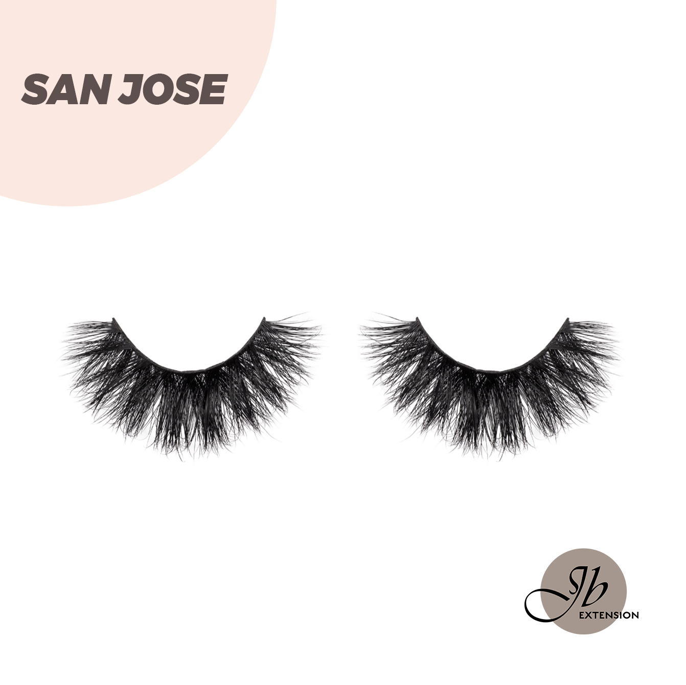 Cruelty Free High volume 3D Real Mink lashes SAN JOSE