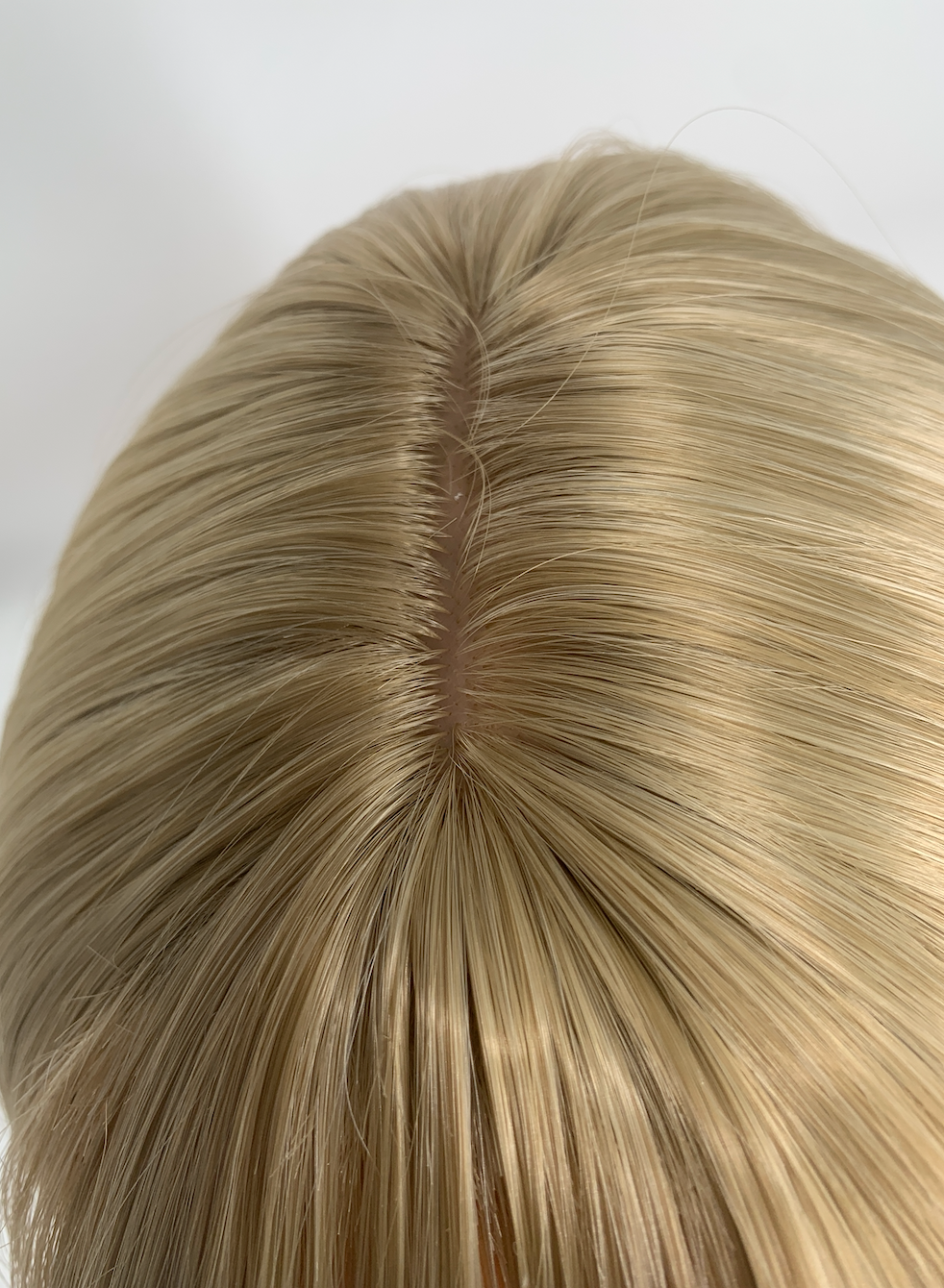 JBEXTENSION Clip in Topper Hair Piece Hair with Bangs for Women Clip in Top Crown Hair Clip on Toupee Hairpiece for Slight Hair Loss/Thinning Hair 14 Inch
