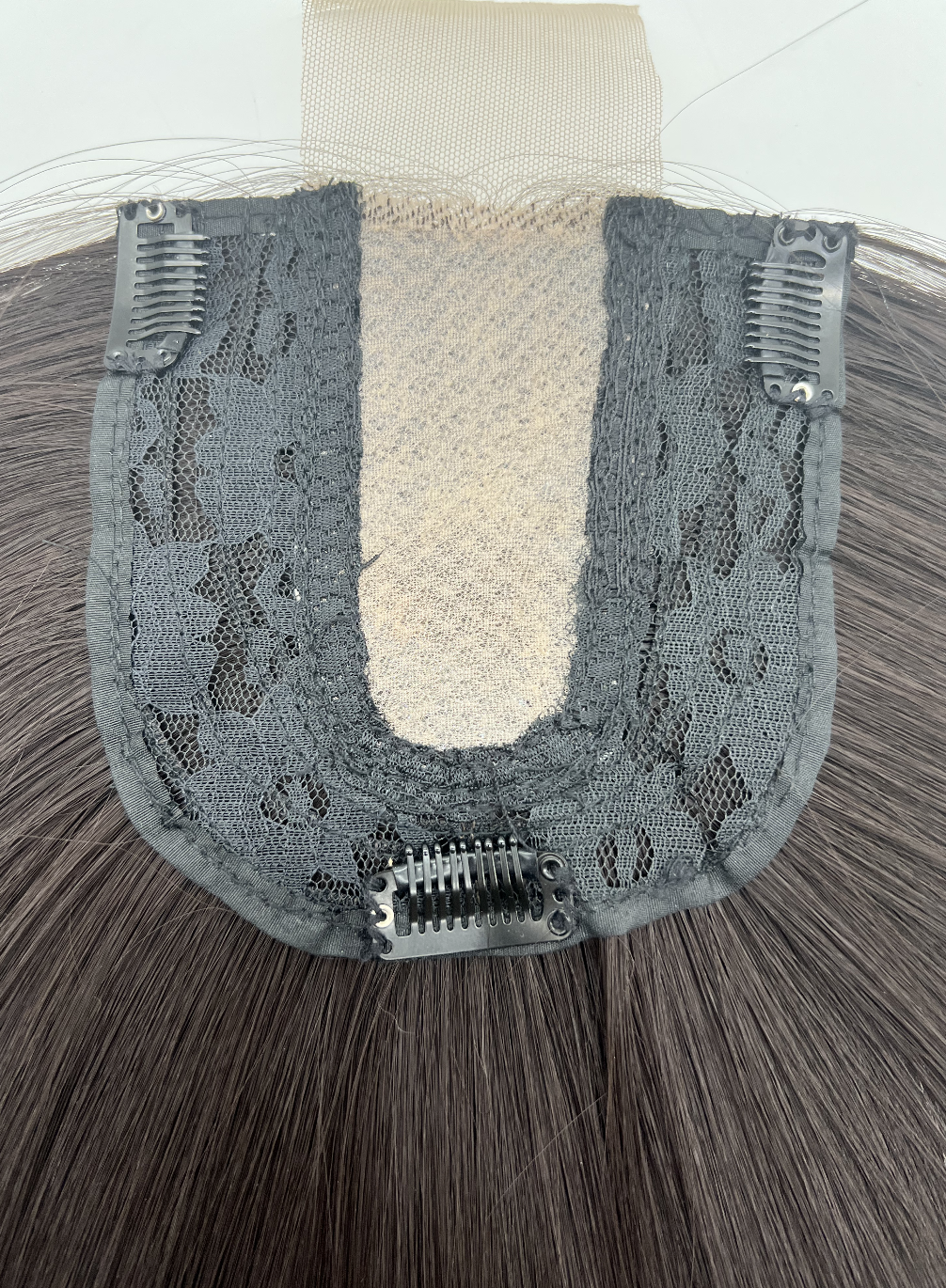 JBEXTENSION Clip in Topper Hair 14 inch 5*5 Piece for Women Clip in Top Crown Hair Clip on Toupee Hairpiece for Slight Hair Loss/Thinning Hair 14 Inch