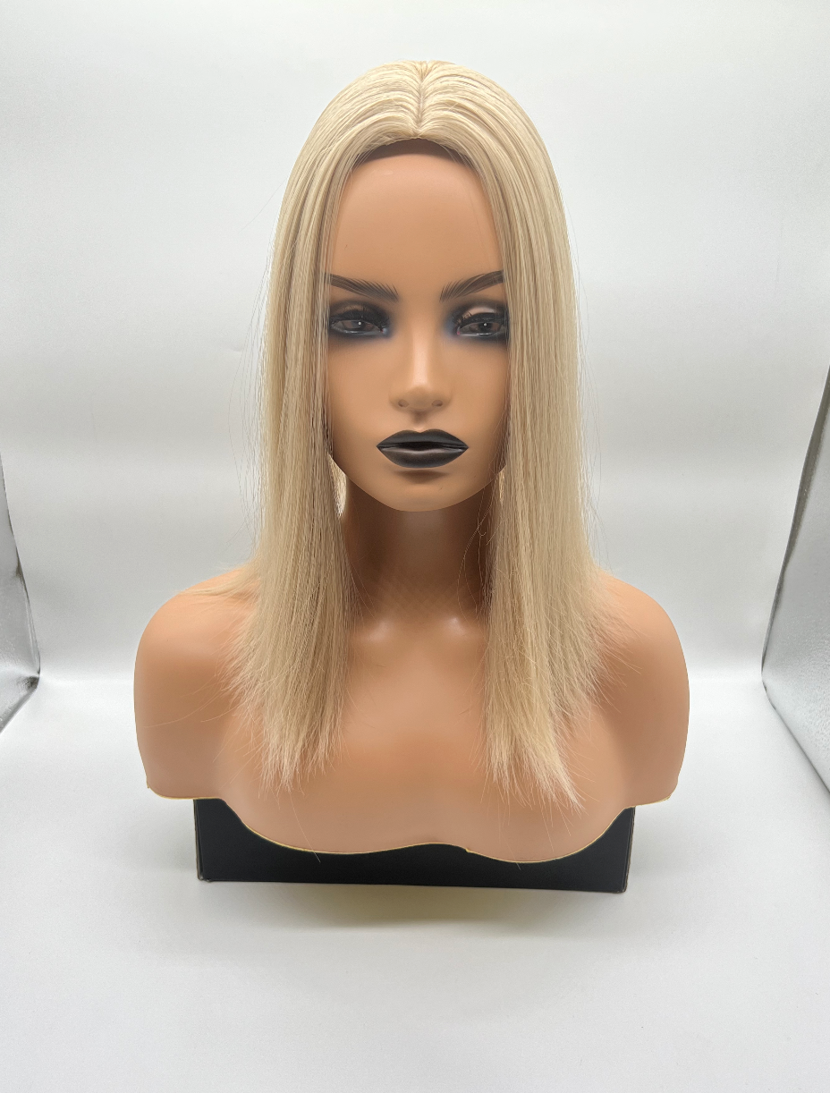 JBEXTENSION Clip in Topper Hair 14 inch 5*5 Piece for Women Clip in Top Crown Hair Clip on Toupee Hairpiece for Slight Hair Loss/Thinning Hair 14 Inch