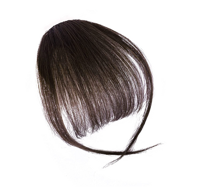 JBextension Air Bangs Hair Clip in Bangs for Women 100% Human Hair Wispy Bangs Fringe with Temples Hairpieces Clip on Air Bangs Flat Neat Bangs Hair Extension for Daily Wear