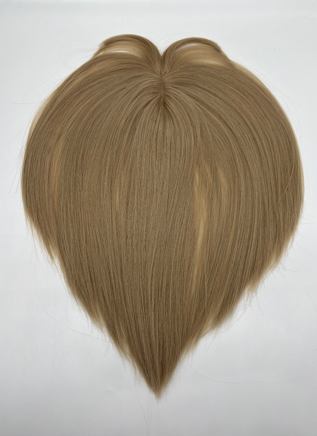 JBEXTENSION Clip in Topper Hair Piece Hair with Bangs for Women Clip in Top Crown Hair Clip on Toupee Hairpiece for Slight Hair Loss/Thinning Hair 14 Inch