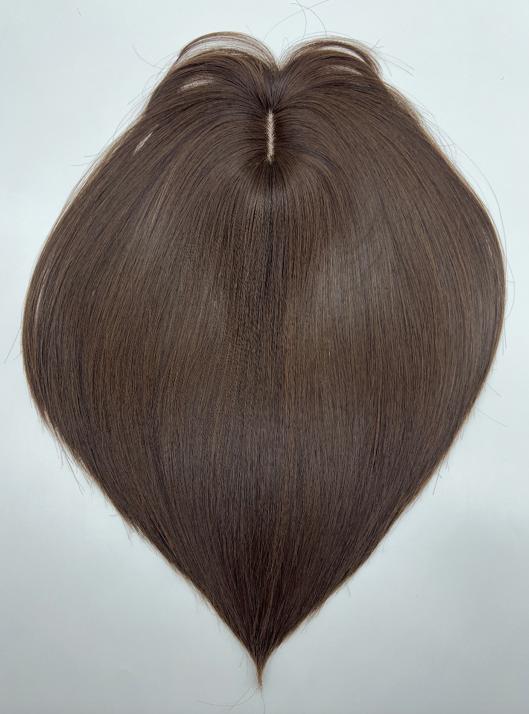 JBEXTENSION Clip in Topper Hair Piece Hair with Bangs for Women Clip in Top Crown Hair Clip on Toupee Hairpiece for Slight Hair Loss/Thinning Hair 14 Inch