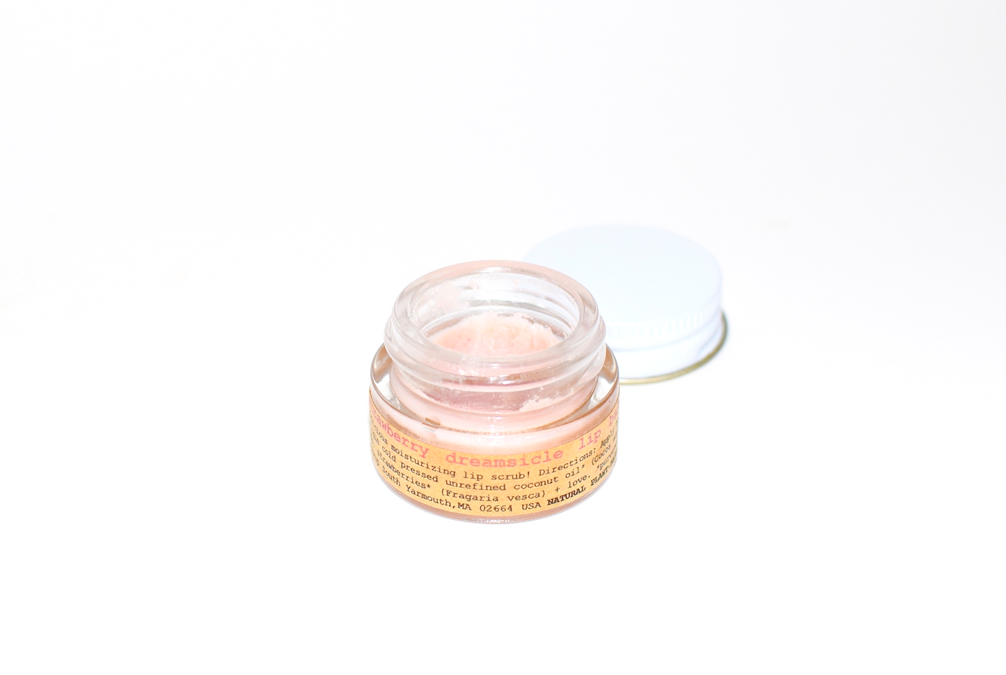 Baume exfoliant pour les lèvres Fraise Crèmesicle