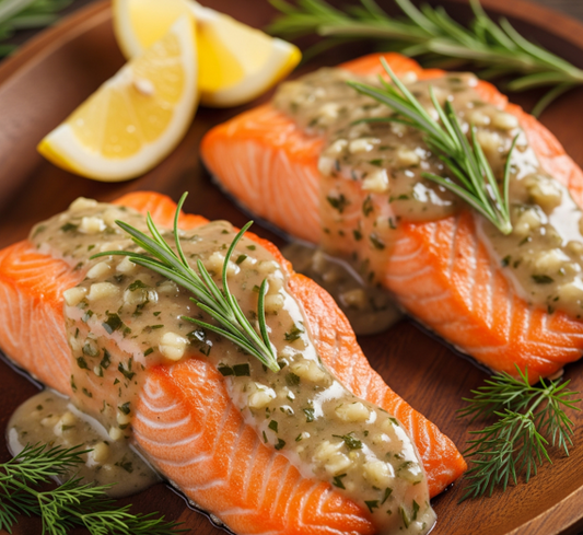 Grill Bags - Marinated Garlic & Herb Sockeye Salmon