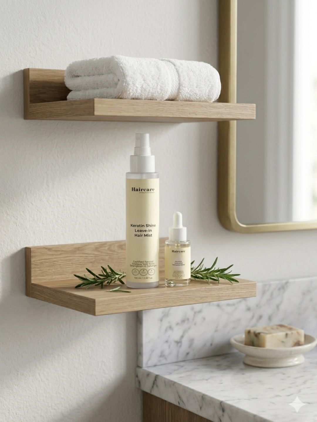 Keratin Mist & Rosemary Scalp Oil products — weekly scalp nourishment & daily shine
