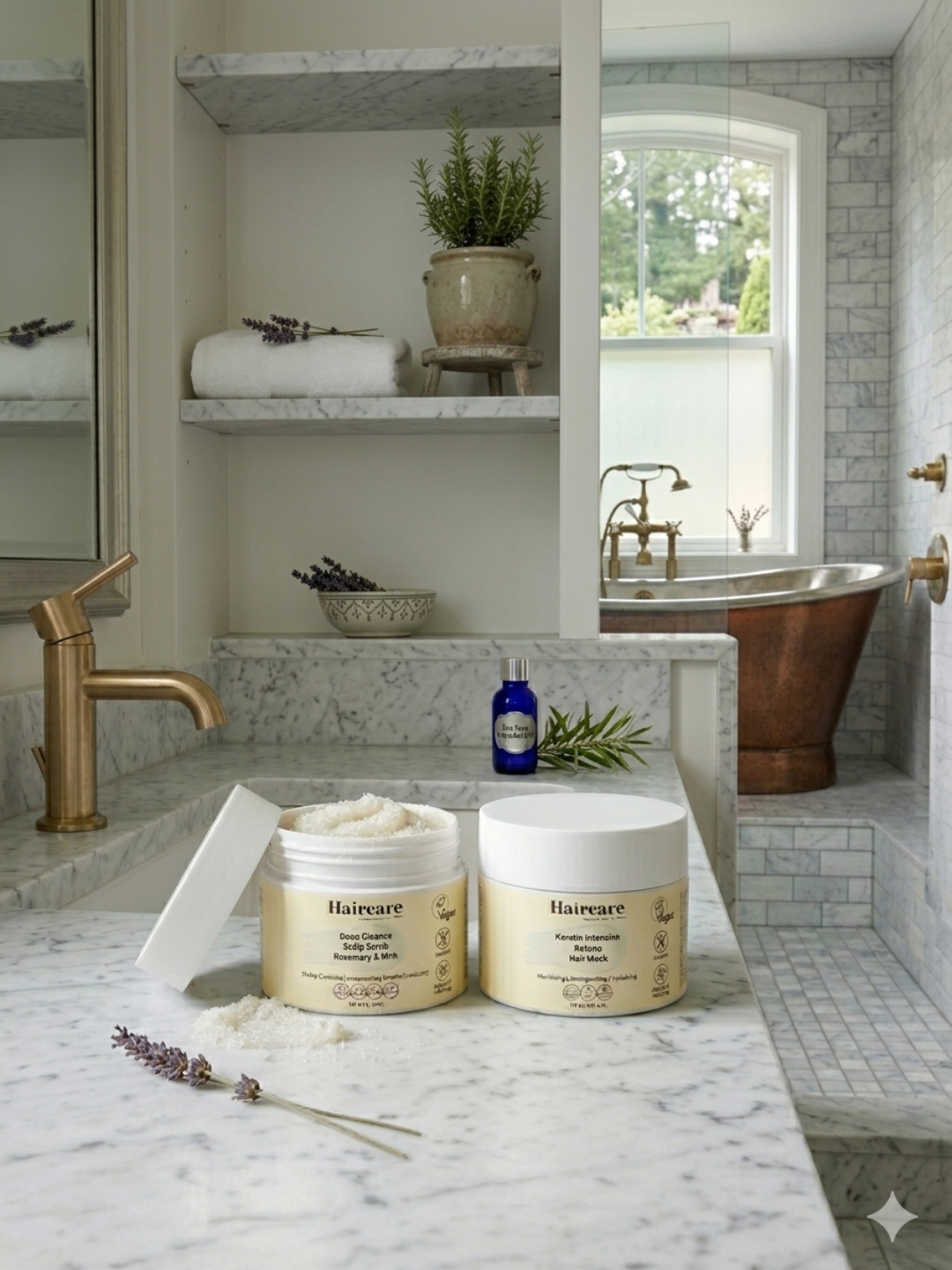 Scrub & Mask Bundle — kaolin clay, sour cherry shell, keratin, shea butter & botanical oils