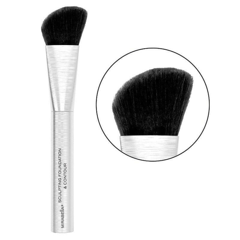 Brocha de maquillaje profesional para esculpir base y contorno