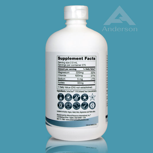 Sea M.D. Refill Size Concentrated Trace Mineral Drops 550 mL (18.6 fl.oz.)