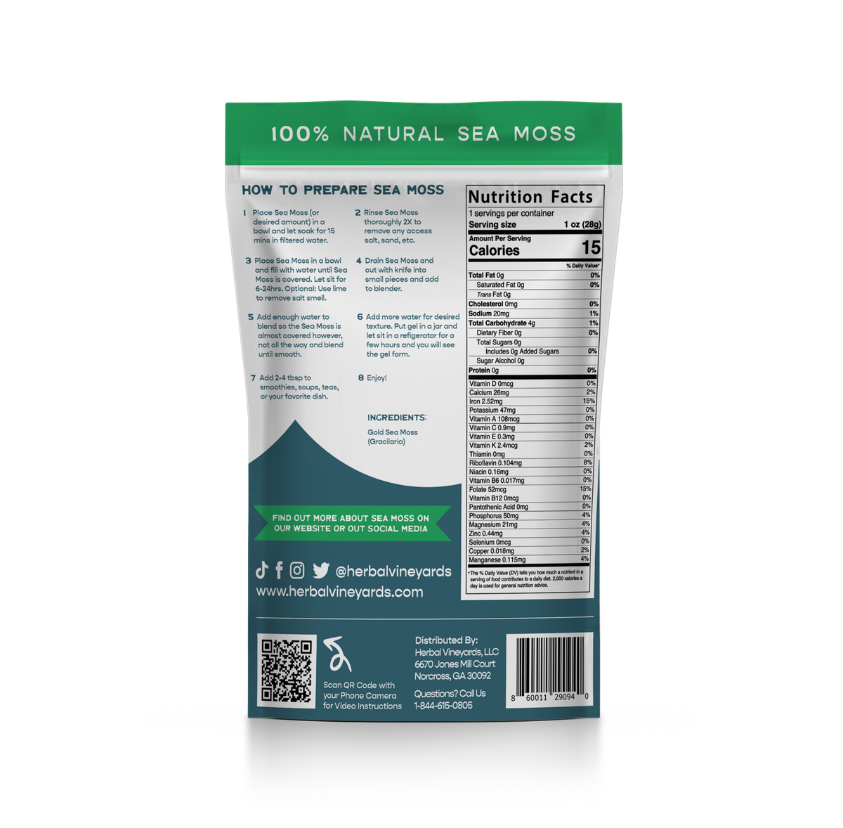 Premium Raw Sea Moss (1.4 oz)
