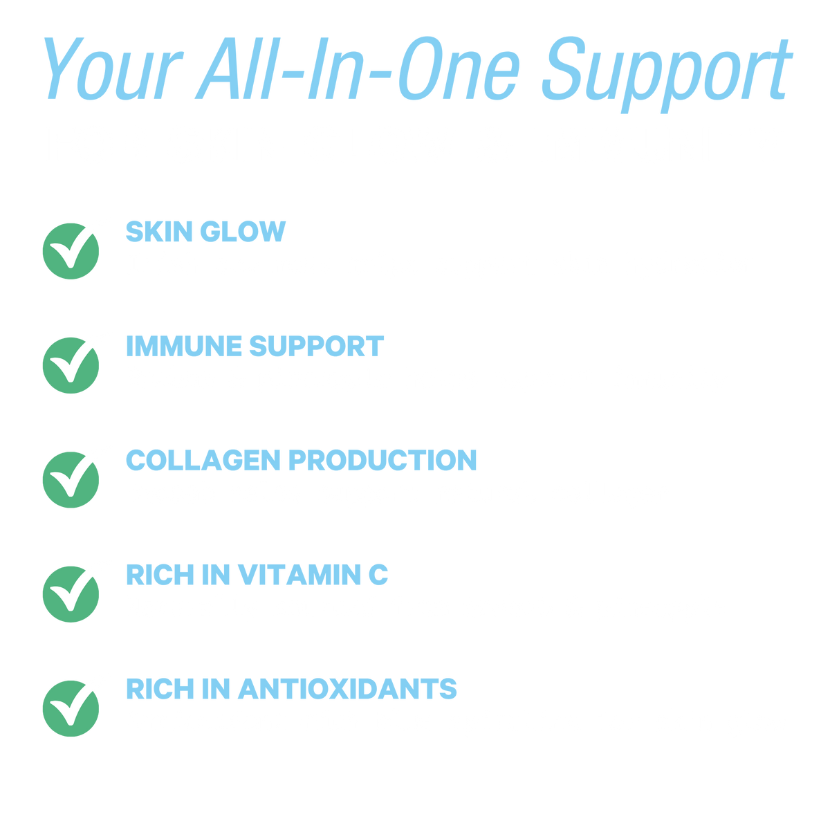 Sea Moss & Blue Spirulina Gummies for Glow & Immunity