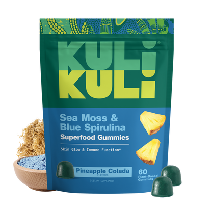 Sea Moss & Blue Spirulina Gummies for Glow & Immunity