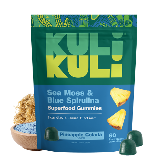 Sea Moss & Blue Spirulina Gummies for Glow & Immunity