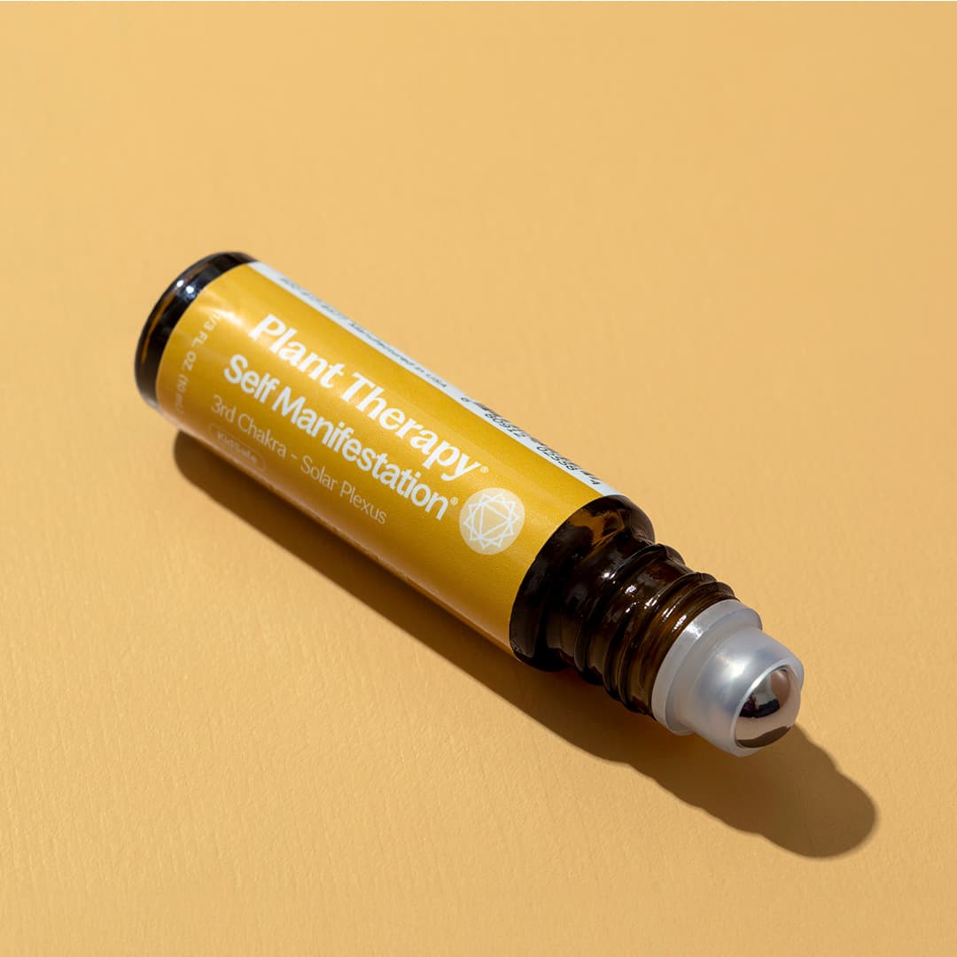 Aceite esencial prediluido en roll-on Automanifestación (Chakra del plexo solar)