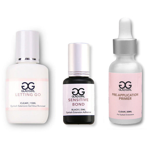 Sensitive Bond Eyelash Extension Glue + Remover/Primer Combo