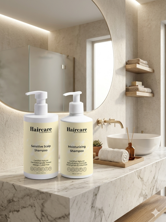 Sensitive Scalp & Moisturising Shampoo — organic plum, linden, aloe, ginkgo & honey complex
