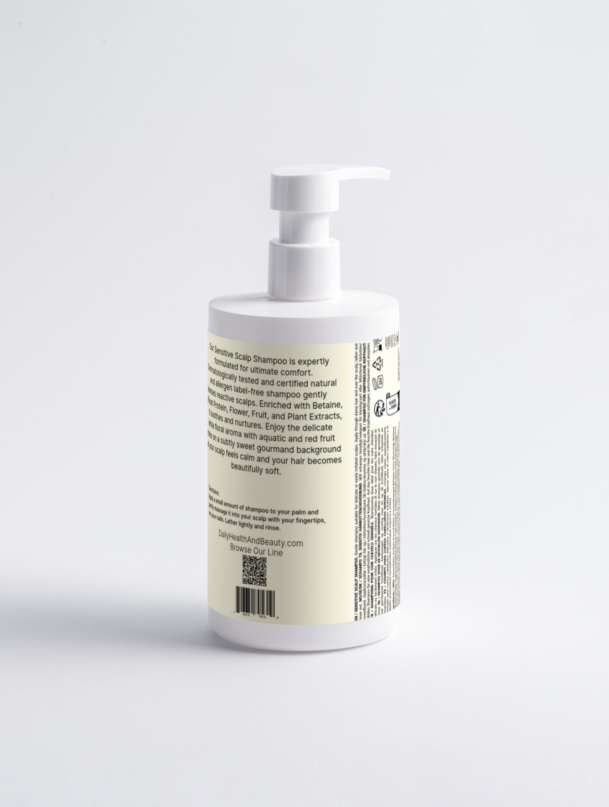 Sensitive Scalp Shampoo Back