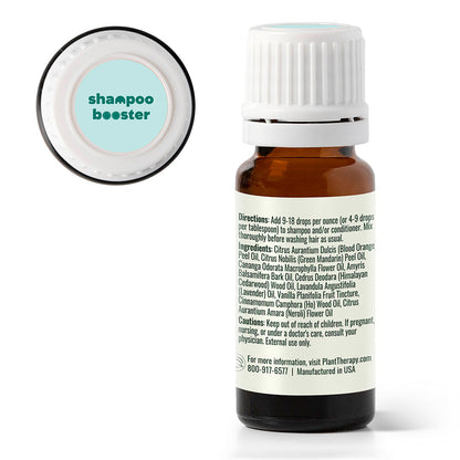 Mezcla de aceites esenciales potenciadores de champú