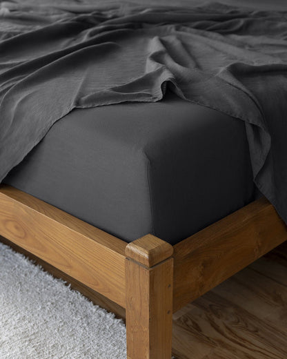 Stonewashed Linen Sheets Set