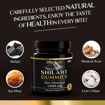 Pure Himalayan Shilajit Gummies 1500mg – 90 Gummies