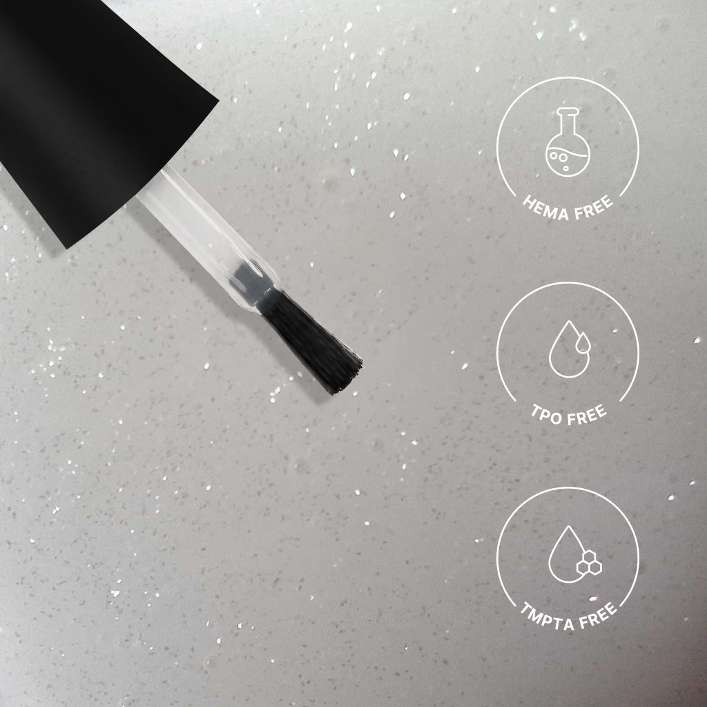 Gel constructor blanco brillante