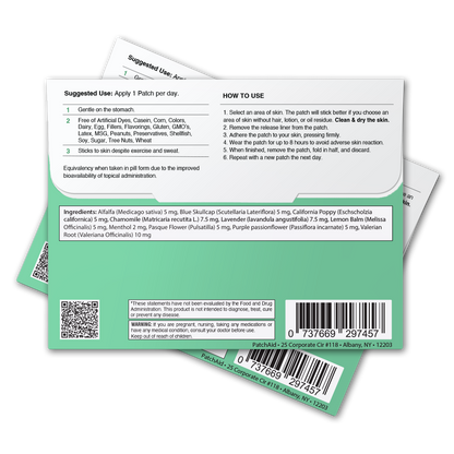 Sleep Aid Topical Patch for Kids (Melatonin-Free)