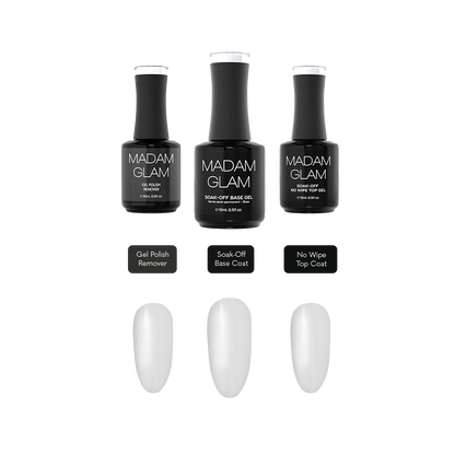 "Base Coat, Top Coat & Remover" Bundle