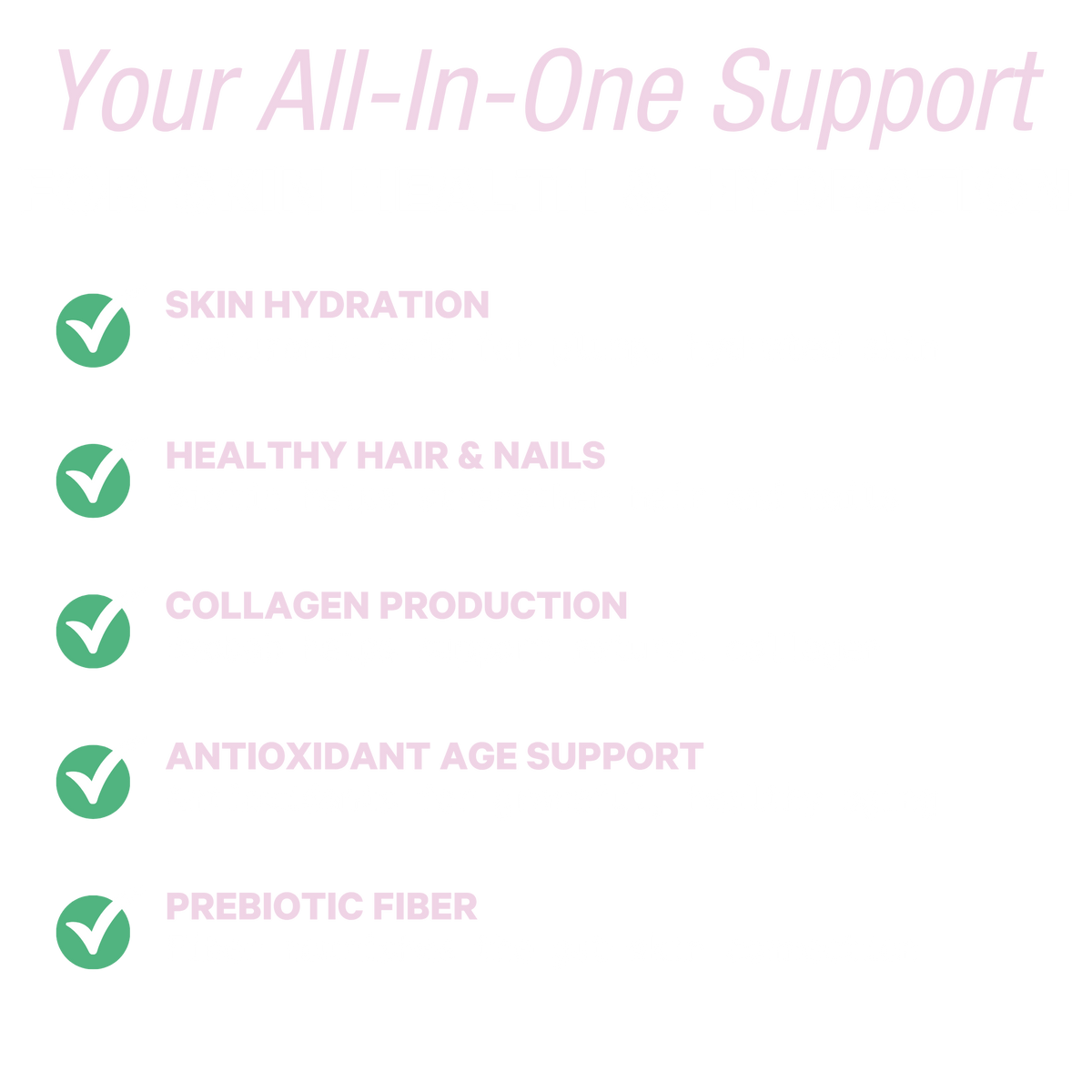Hyaluronic Acid & Biotin Gummies for Skin & Hydration