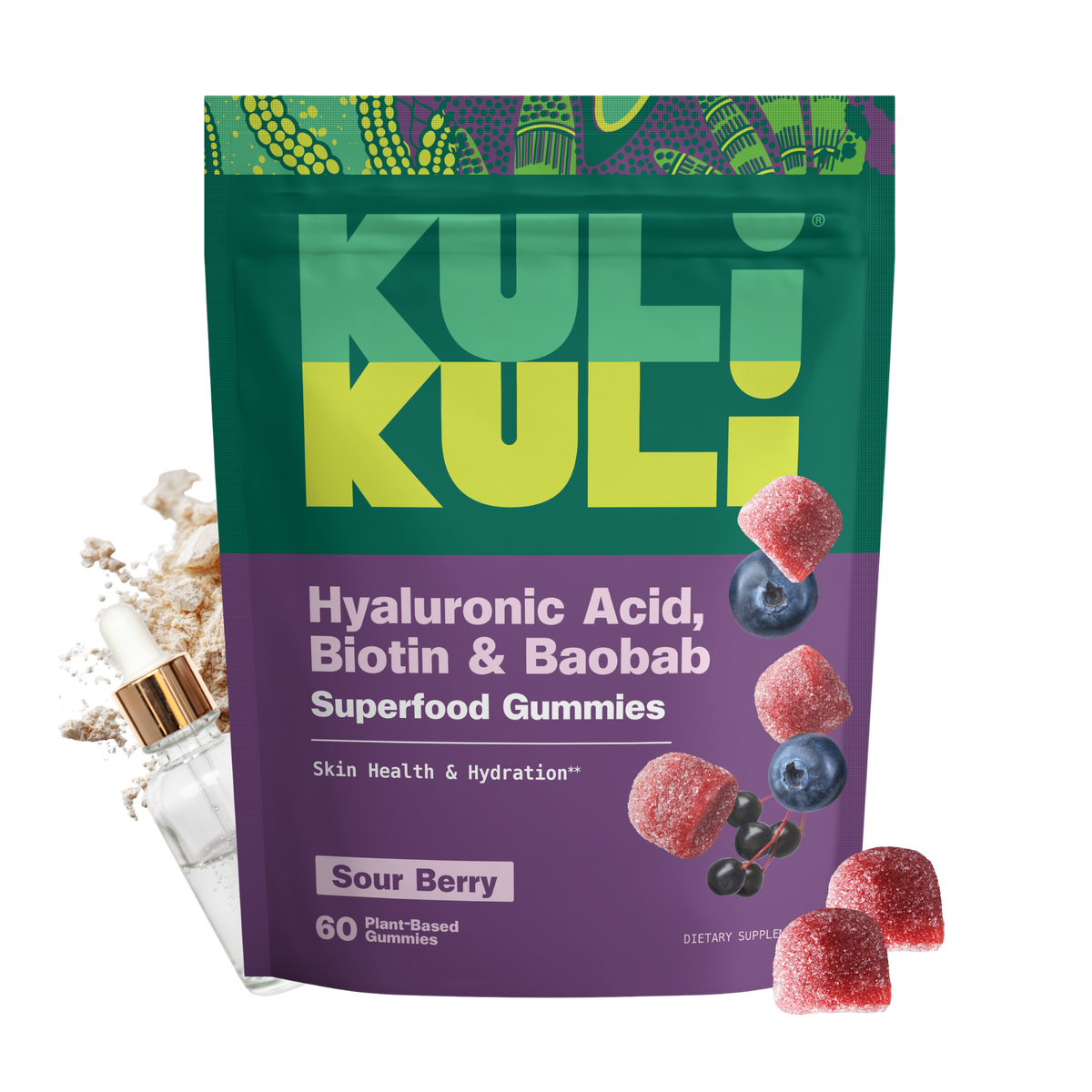 Hyaluronic Acid & Biotin Gummies for Skin & Hydration