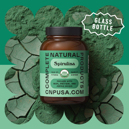 Cápsulas de espirulina orgánica