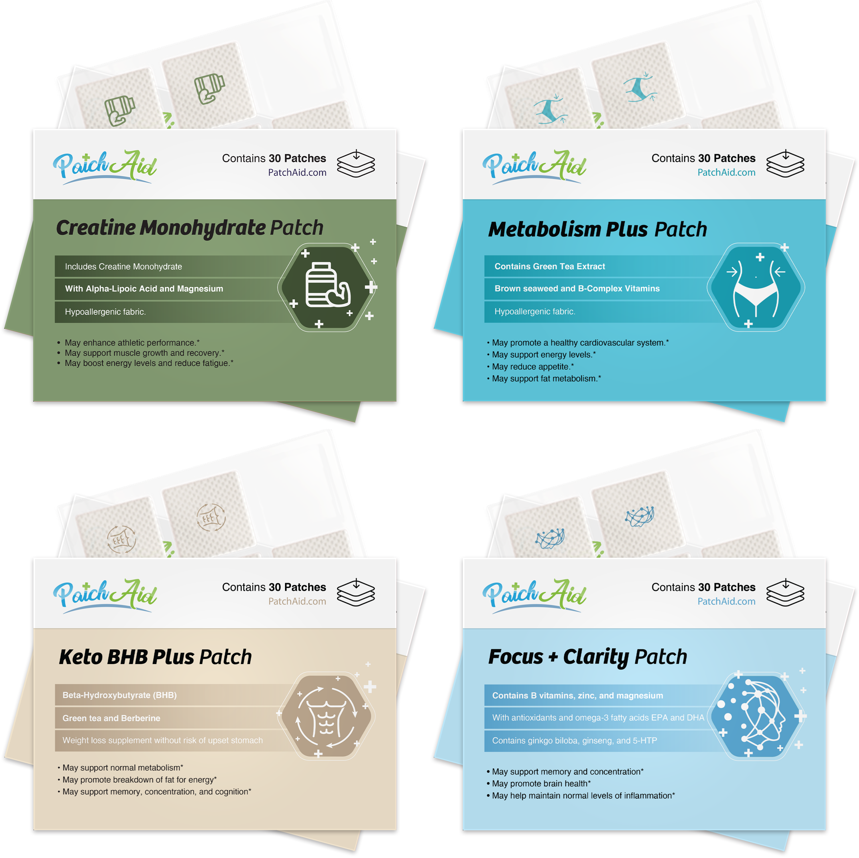 Sports & Fitness Performance Patch Pack