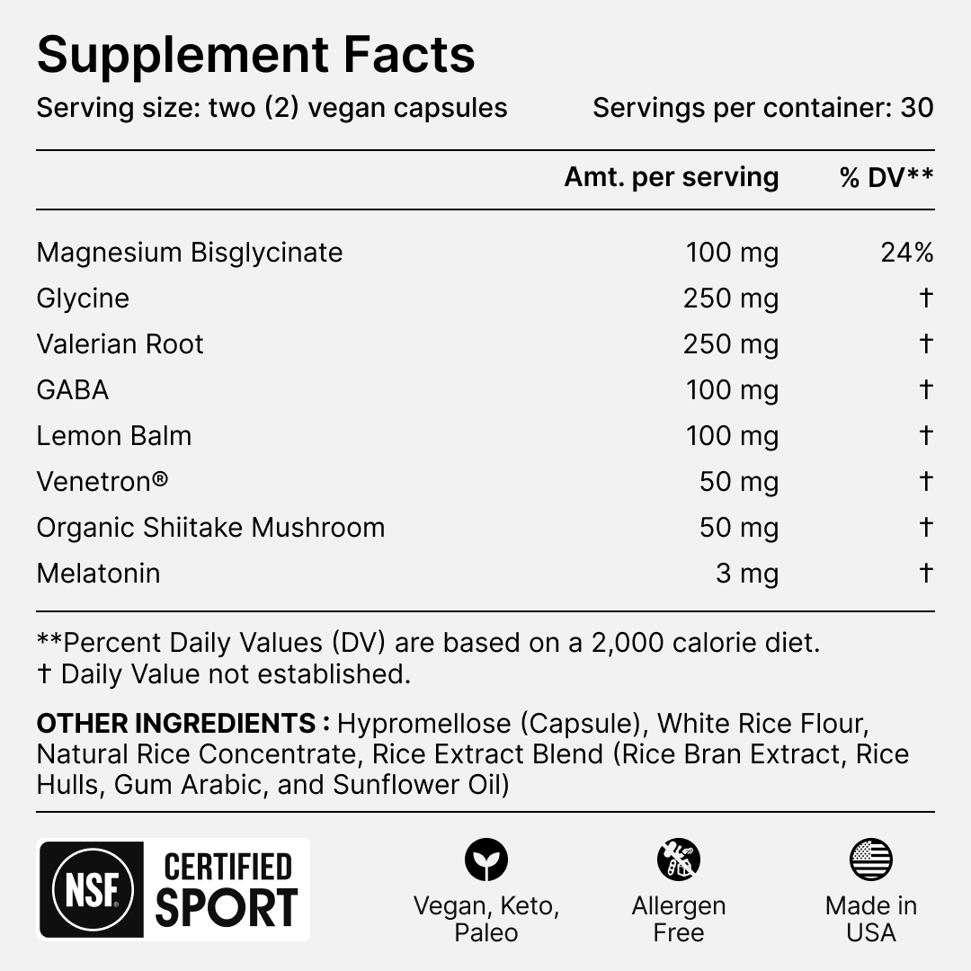 Dream: P.M. Nootropic & Sleep Aid for Recovery