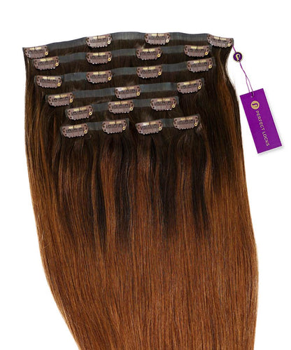 Straight Seamless Clip-In Hair Extensions (Old Design)