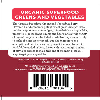 Advanced Superfood, Greens and Vegetable (Berry)