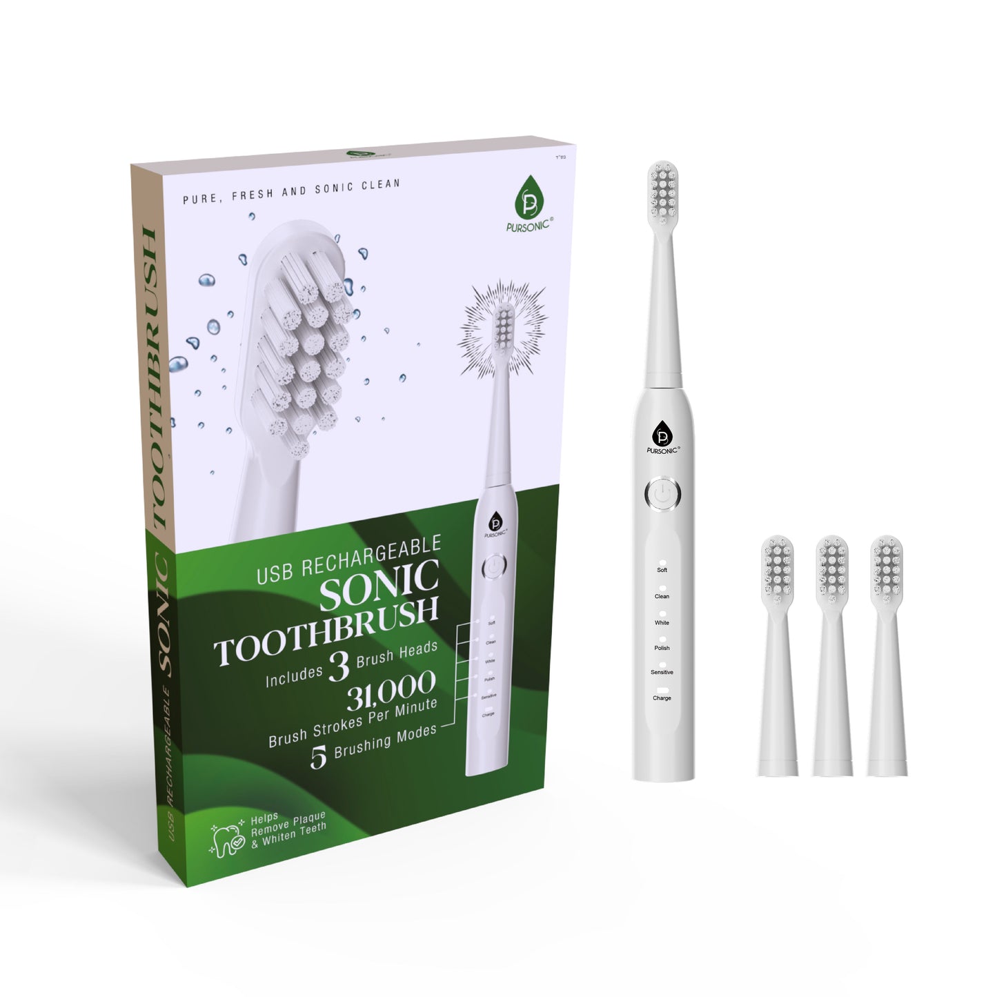 USB Rechargeable Electric Toothbrush