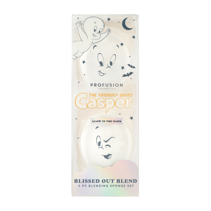 Casper The Friendly Ghost | Blissed out Blend Glow In The Dark 2 PC Blending Sponge Set