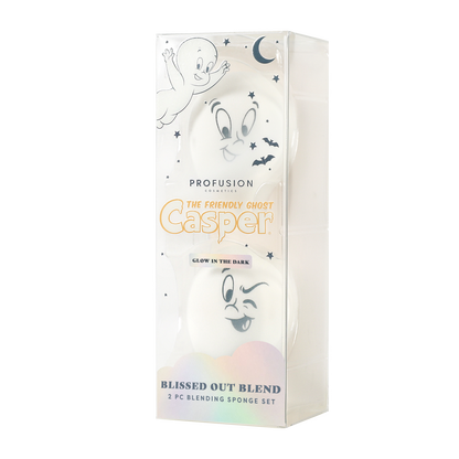 Casper The Friendly Ghost | Blissed out Blend Glow In The Dark 2 PC Blending Sponge Set