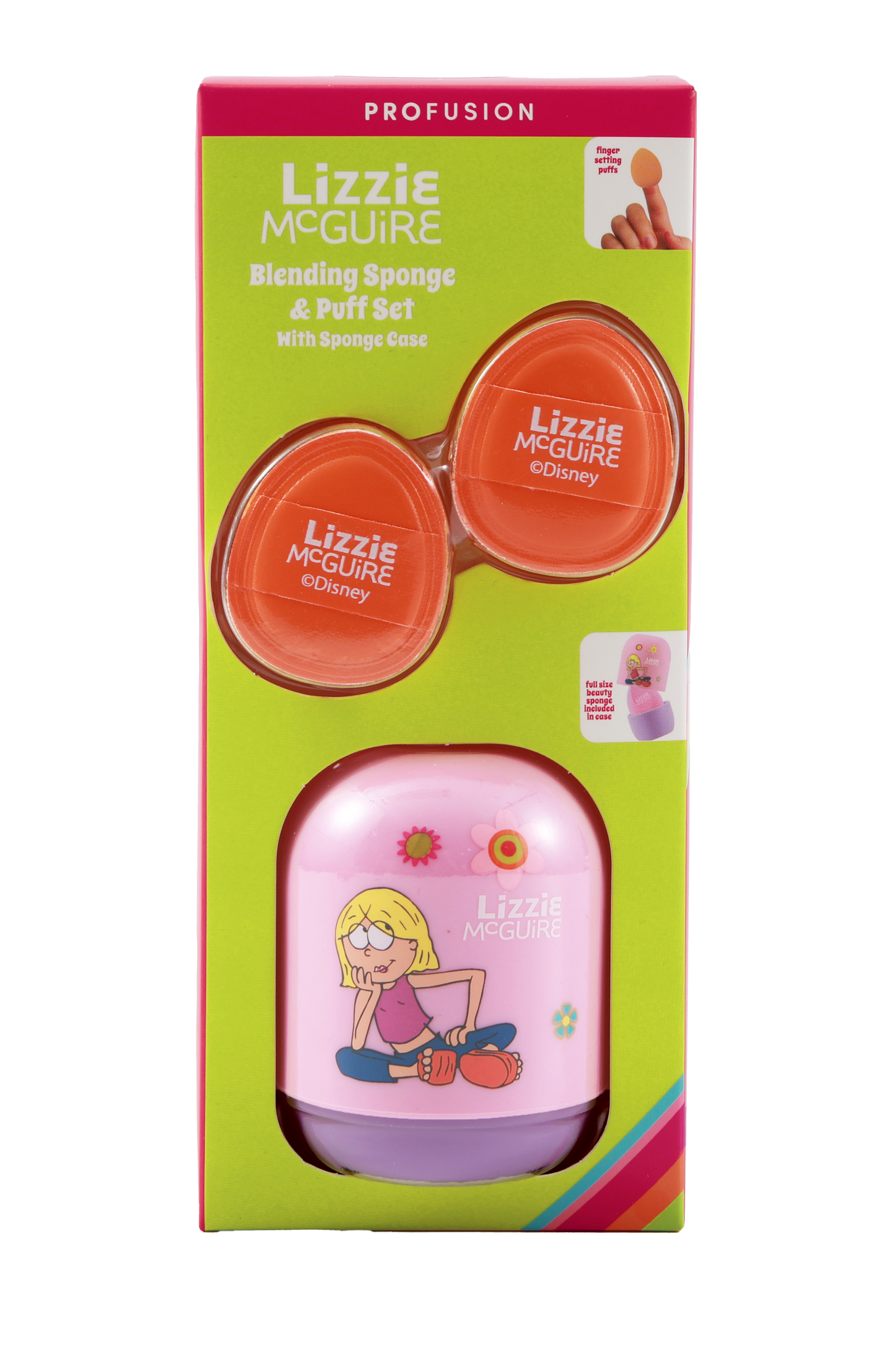 Lizzie McGuire | Totally Together Blending Sponge & Puff Set with Sponge Case