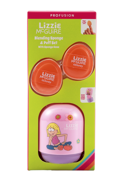 Lizzie McGuire | Totally Together Blending Sponge & Puff Set with Sponge Case