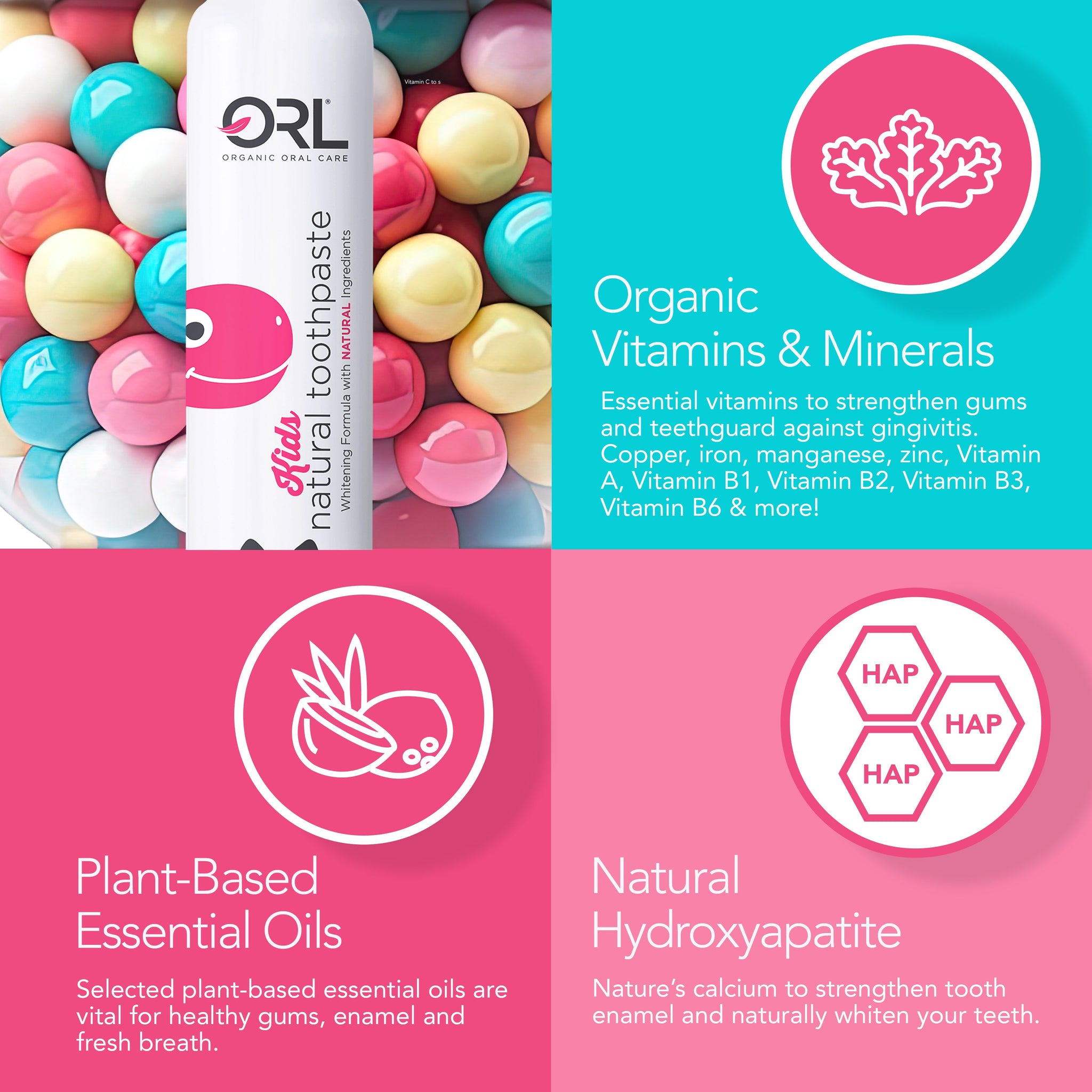 Kids Fluoride Free Natural Toothpaste