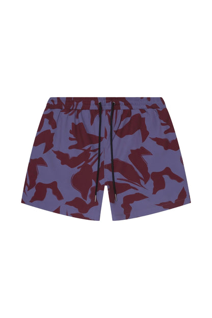 Tulum 5-Inch Swim Trunk – Burgundy Lilac